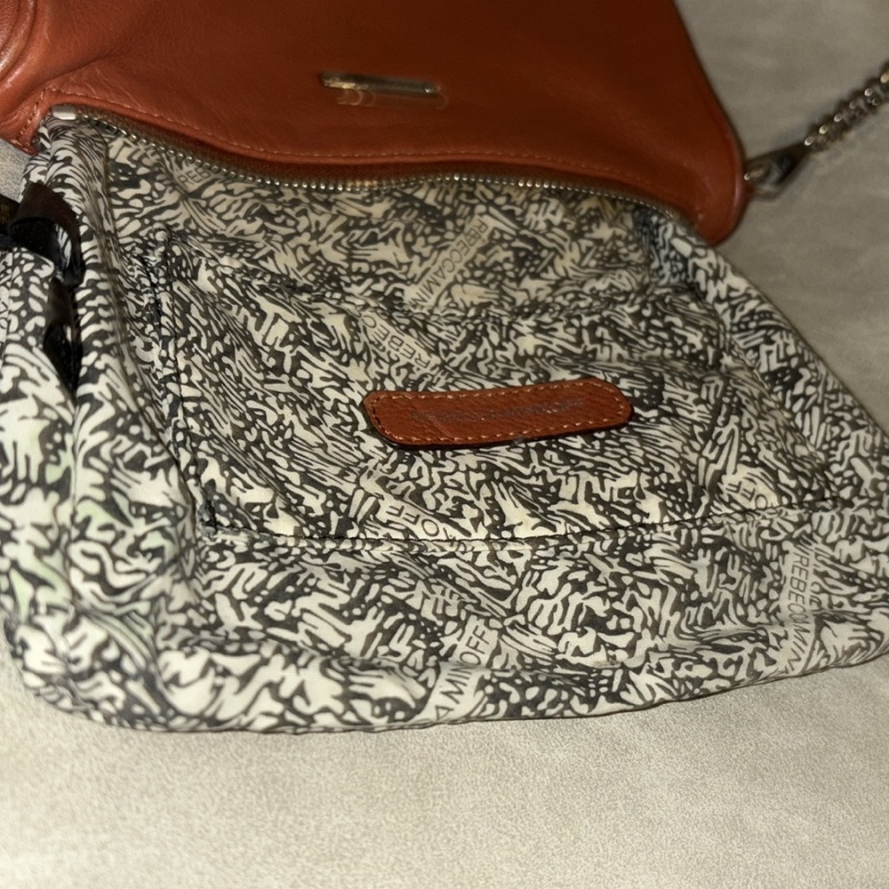 Rebecca Minkoff Leather and metal crossbody bag, good Condition - Picture 10 of 16